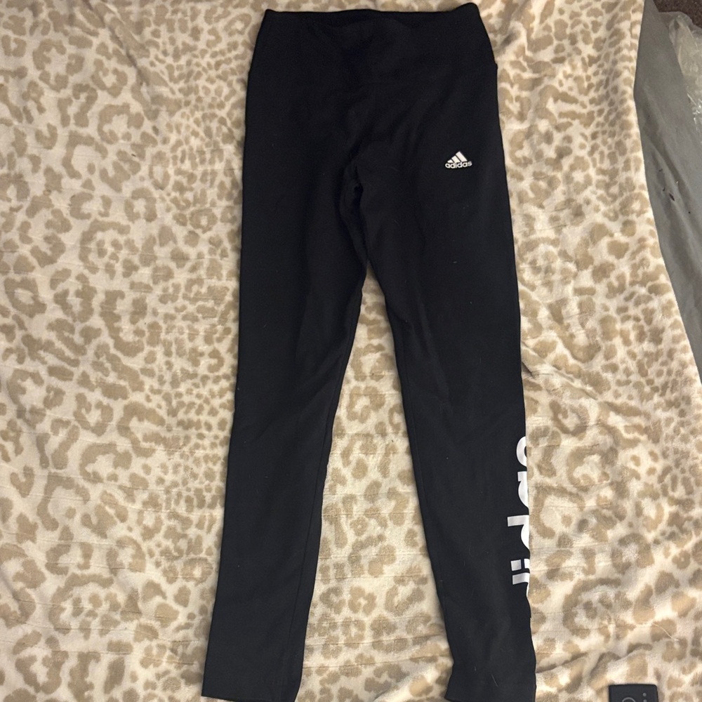 Adidas Black Leggings with Logo